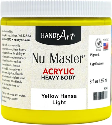 Vista 27 de Handy Art Nu Master - Pintura acrílica de cuerpo pesado, 8 onzas, color rojo brillante