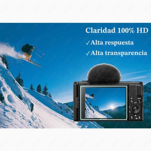 Vista 5 de ULBTER Protector de pantalla para cámara Sony ZV-1F ZV1F y funda
