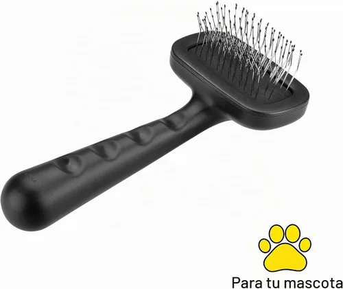 Vista 16 de Tweezerman Slicker Brush - Cepillo de aseo para mascotas con cerdas recubiertas