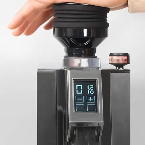 Vista 7 de Molinillo de café de dosis única, molinillo de café 2 en 1 con fuelle de silicona, herramienta de molinillo de café para manual Mignon
