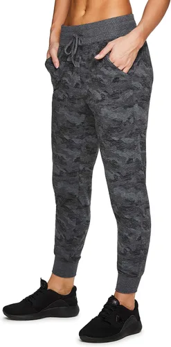 Vista 4 de RBX Active - Pantalones deportivos para mujer, talla grande, para entrenamiento, yoga, pantalones deportivos