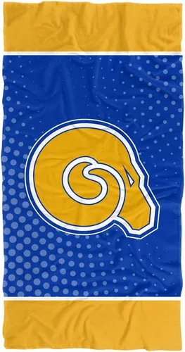Vista 163 de LOGOVISION Manta Abilene Christian University, 30x60 Logo Dots CottonFront/PolyBackBeachTowel