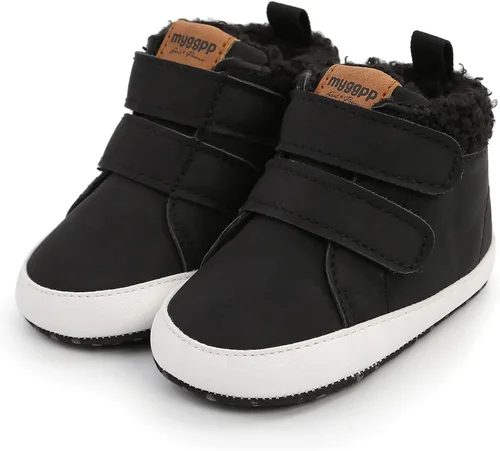 Vista 4 de Zapatos deportivos de lona para bebés y niñas pequeños antideslizantes para primeros caminos recién nacidos zapatos de cuna