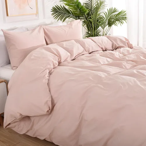 Vista 280 de NEXHOME PRO Funda de edredón Twin XL 100% algodón lavado, transpirable, duradera, texturizada, similar al lino, juego de ropa de cama para el hogar