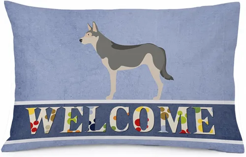 Vista 9 de Caroline's Treasures BB8334PILLOWCASE AIDI Atlas Mountain Dog - Funda de almohada estándar, color azul, ligera, súper suave, de fácil cuidado