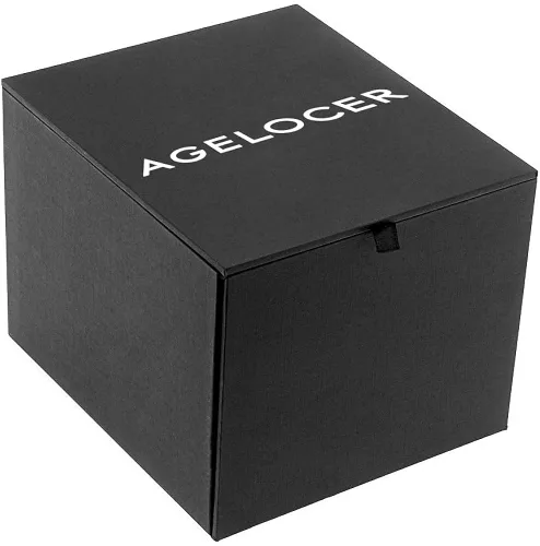 Vista 2 de AGELOCER Reloj de lujo automático de esqueleto mecánico para mujer, elegante, para Navidad, San Valentín