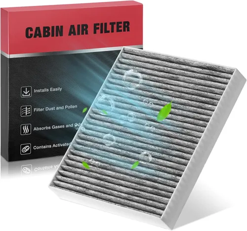 Vista 39 de BDFHYK 2 filtros de aire de cabina CF10136 con carbón activado compatibles con Chevy Uplander 2005-2009, Venture 2001-2005, compatibles con Buick