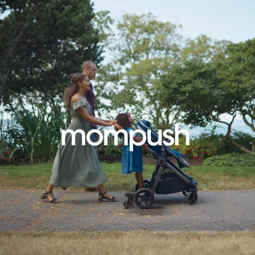 Vista 5 de Mompush Rider Board para cochecitos Ultimate 2 y Ultimate 3 Conducción suave en las ruedas, superficie antideslizante, soporta hasta 44 libras