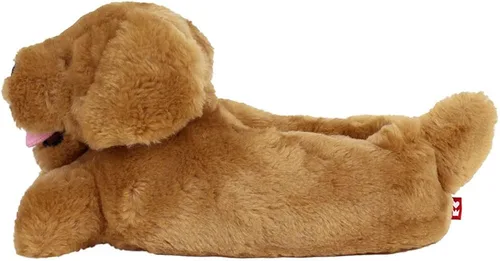 Vista 2 de Pantuflas Golden Retriever, Marrón, 9-12