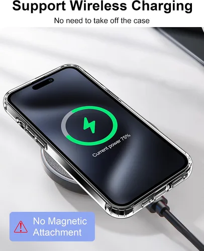 Vista 367 de HOOMIL Funda para iPhone 7 Plus/iPhone 8 Plus de 5.5 Pulgadas, sin amarillamiento, protección contra caídas, cubierta trasera dura transparente
