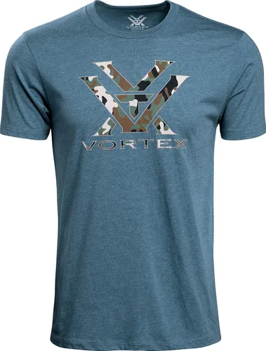Vista 14 de Vortex Camisetas de Manga Corta con Logo Core para Hombre Coyote Heather Camo
