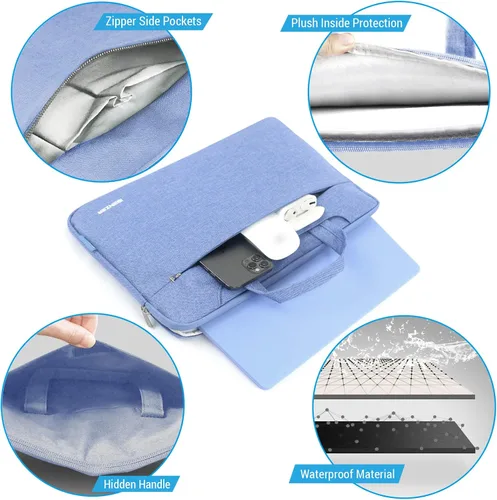 Vista 7 de IBENZER Compatible con MacBook Air de 13 pulgadas 2026 2025 2024 2023 2022 M4 A3240 M3 A3113 M2 A2681, carcasa rígida, funda y cubierta de teclado