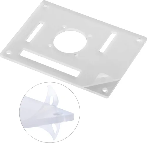 Vista 5 de GeeekPi Funda acrílica para Raspberry Pi 4 Modelo B y Raspberry Pi 3 Modelo B+, Pi con ventilador de refrigeración y 7 disipadores térmicos