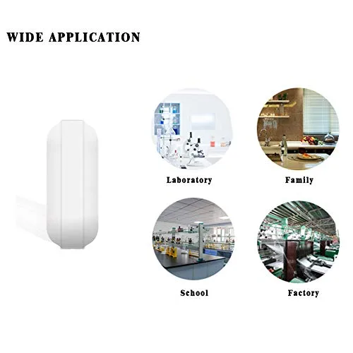 Vista 5 de 4 barras de agitación magnética de 0.394 in (0.4 pulgadas), PTFE, blanco