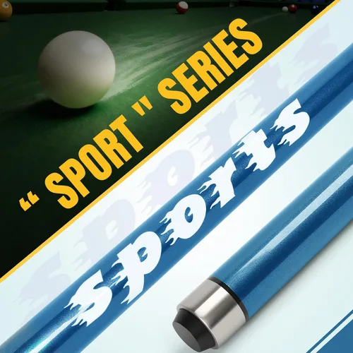 Vista 3 de Taco de salto de la serie "Sports" 2 en 1, taco de ruptura de 21-28 onzas con punta de fibra de vidrio de 0.55 pulgadas, juego profesional de palo