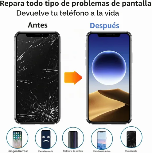 Vista 8 de LMQ Reemplazo de pantalla LCD de 6.5 pulgadas para iPhone 11 Pro Max Asamblea de exhibición del digitizador táctil 3D, con adhesivo impermeable