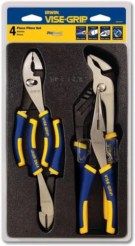 Vista 5 de IRWIN VISE-GRIP - Juego de alicates (4 piezas, 2078707), color azul