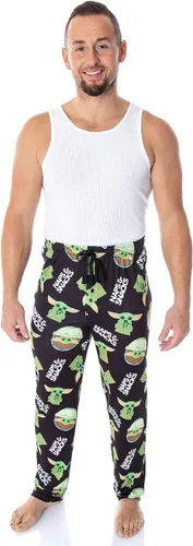 Vista 4 de Star Wars The Mandalorian Baby Yoda - Pantalones de pijama para hombre