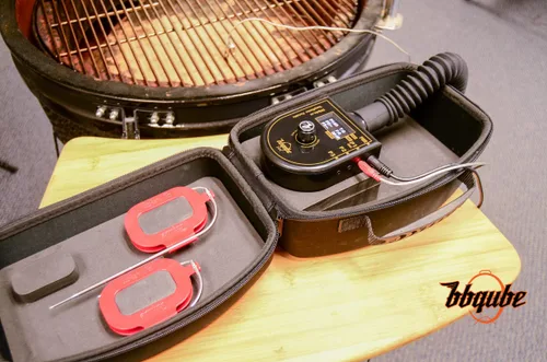 Vista 5 de TempMaster Solo - Ventilador y termómetro automático de temperatura para barbacoa, adaptador de ventilación de parrilla gratis y funda personalizada