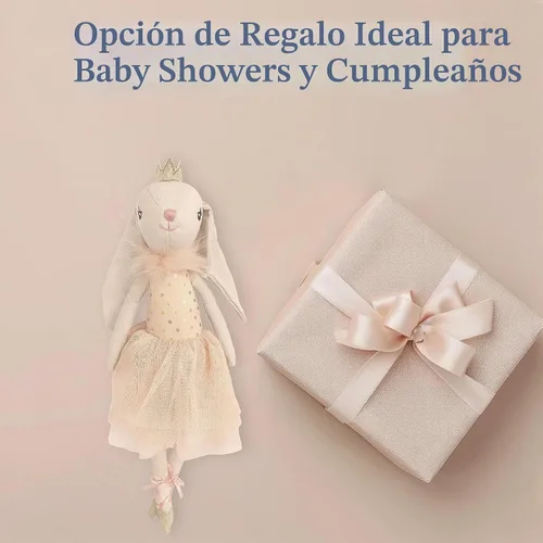 Vista 6 de MON AMI Bijoux Bunny - Muñeca de bailarina de princesa, juguete de peluche de 15 pulgadas para niñas