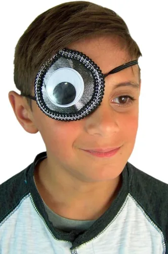 Vista 3 de Parche de ojos novedoso para disfraz de Halloween, 3 pulgadas