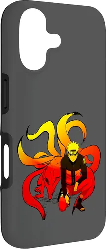 Vista 3 de Naruto Shippuden - Carcasa para iPhone 17 para Naruto y 9 colas