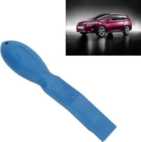 Vista 2 de Herramienta de eliminación de espejo retrovisor para automóvil, herramienta de eliminación de resorte, ergonómico, azul, ABS, plástico, repuesto
