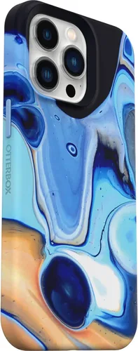 Vista 3 de OtterBox - Funda ultradelgada para iPhone 13 Pro Series, hecha para Apple MagSafe, funda protectora artística con material suave al tacto para mayor