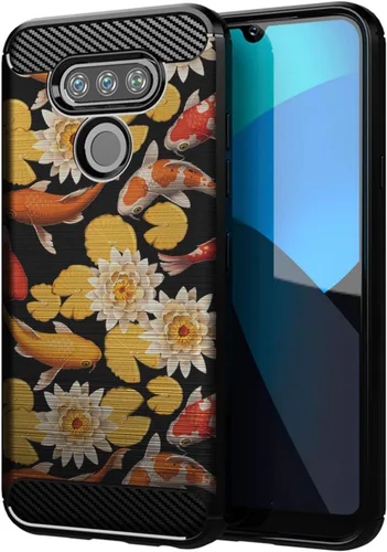 Vista 11 de CasesOnDeck - Carcasa de TPU para LG Harmony 4/K41/Xpression Plus 3/Premier Pro Plus (2020), color negro