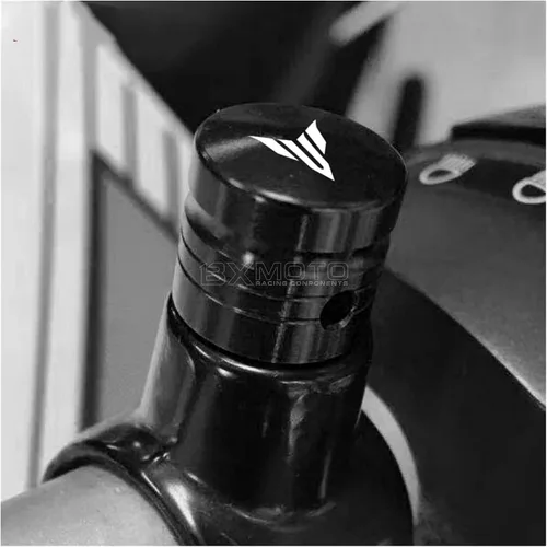Vista 3 de 1 par universal M10x1.25 motocicleta CNC espejo agujero tornillo de enchufe para Yamaha Mt09 Mt07 Fz09 Fz07 Mt125 Mt25 Mt10 Mt03 Mt01 Mt Logo.Espejo