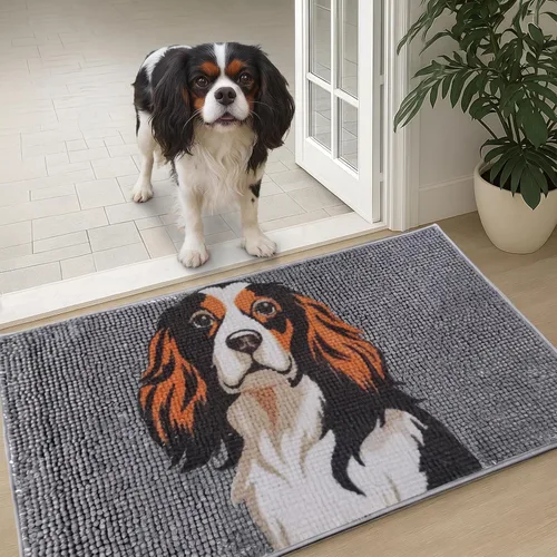 Vista 14 de Muddy Mat® - Tapete de microfibra altamente absorbente y alfombra para mascotas, antideslizante, grueso, lavable, suave de chenilla para cocina