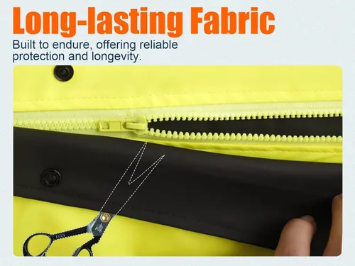 Vista 5 de RainRider Trajes de lluvia para hombres y mujeres, impermeables, de alta visibilidad, duradero, Oxford, chaqueta de lluvia con pantalones