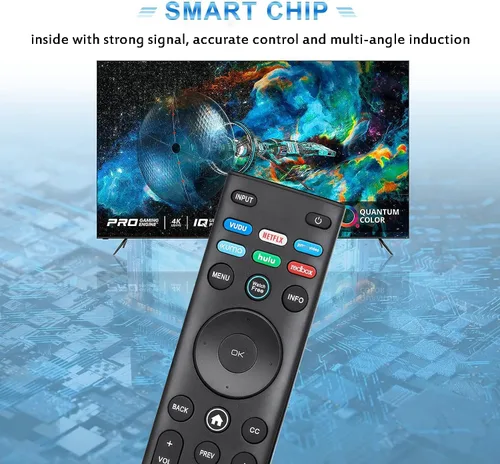 Vista 5 de Mando a distancia universal XRT140 compatible con todos los televisores inteligentes VIZIO para reemplazo remoto D, M, P, V, E, OLED Series XRT136