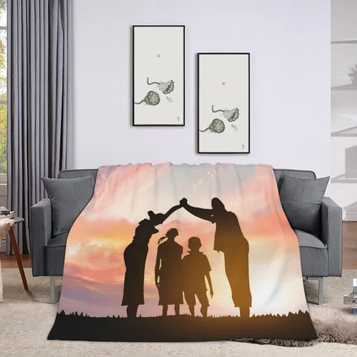 Vista 4 de Manta personalizada con fotos, texto, Manta de franela personalizada con imagen, para regalos de cumpleaños de adultos o niños, Navidad, Noche
