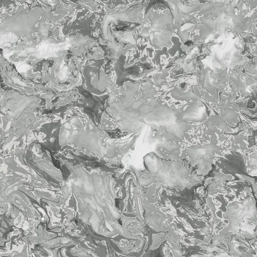 Vista 3 de Muriva Elixir 166505 - Papel pintado de mármol azul marino/plateado metálico