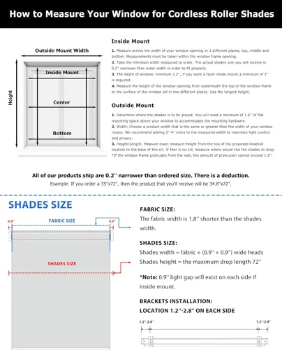 Vista 7 de LazBlinds - Persianas enrollables sin herramientas, sin taladro, sin cuerdas, para ventanas, protección UV, aislamiento térmico, filtro de luz