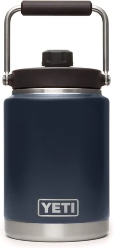 Vista 10 de YETI Rambler Jarra de Medio Galón, Aislada al Vacío, A Prueba de Fugas, Acero Inoxidable con MagCap Rosa (Tropical Pink)