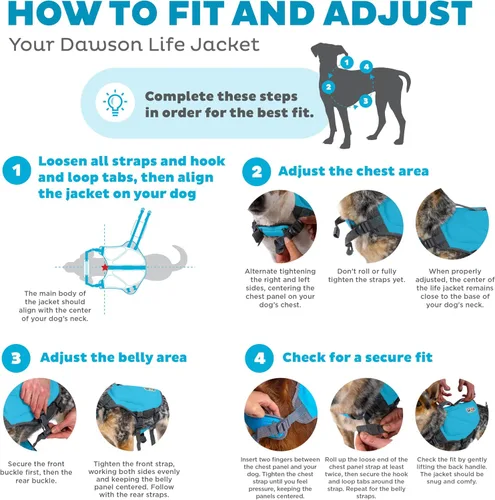 Vista 3 de Outward Hound - Chaleco salvavidas de neopreno para perros