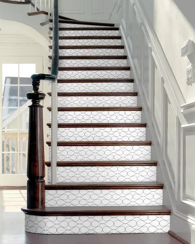 Vista 16 de FLFK Calcomanías para escaleras - Adhesivos para escaleras, Calcomanías autoadhesivas para escalones de Sunrise Coast, para decoración del hogar