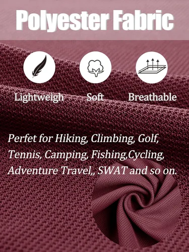 Vista 7 de TACVASEN - Camiseta de cuello polo táctica para hombre, diseño de manga larga y corta, para deportes y uso al aire libre