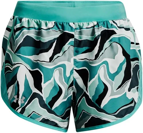 Vista 4 de Under Armour Fly By 2.0 - Pantalones cortos estampados de correr para mujer