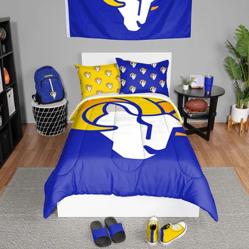 Vista 20 de FOCO Unisex-Adult NFL Team Logo Bed in a Bag Comforter Bedding 3-Piece Set