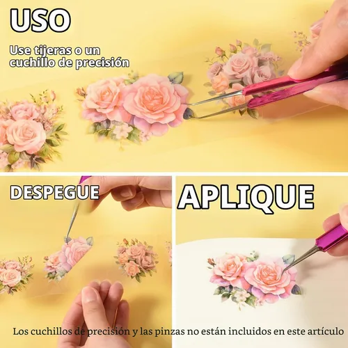Vista 5 de Cinta Washi, cintas de PET para álbumes de recortes (azul y rosa)