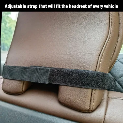 Vista 2 de Almohada cervical para el cuello del automóvil para aliviar el dolor, almohada de apoyo cervical de respaldo largo, reposacabezas de viaje lateral