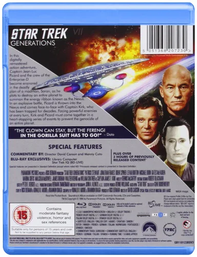 Vista 2 de Star Trek VII: Generations [Blu-ray] [1994] [Region Free]