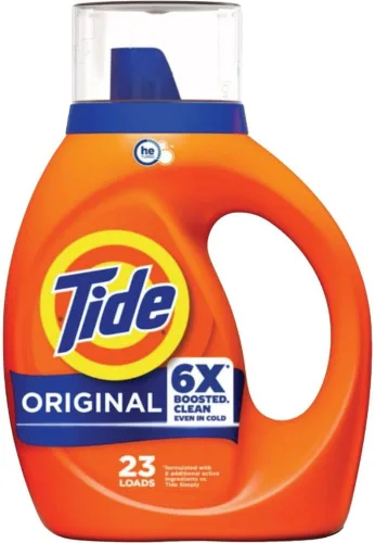 Vista 30 de Tide Detergente líquido para ropa de alta eficiencia, Clean Breeze, 25 cargas de 40 onzas líquidas