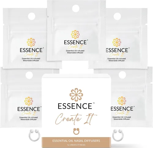 Vista 14 de HONÉ - Anillo difusor nasal de esencia relajante – Anillos nasales de silicona con aceite esencial de aromaterapia para el estrés y el apoyo