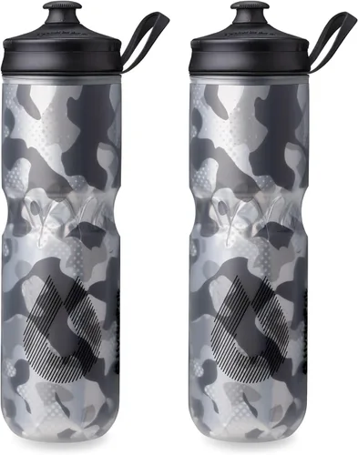 Vista 15 de HydraPak Botella Polar - Botella de agua deportiva Polar aislada - Libre de BPA, botella flexible deportiva y para bicicleta con asa