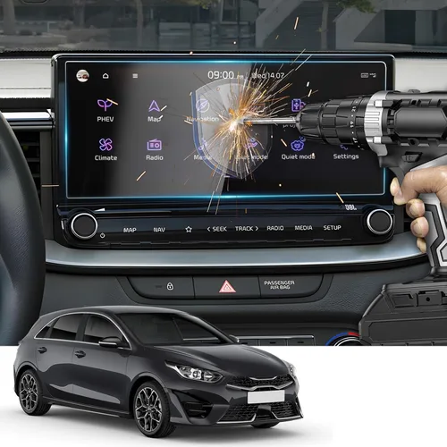 Vista 15 de YEE PIN Protector de pantalla de vidrio templado HD de 8 pulgadas para Kia Forte 2019, 2020, 2021, 2022, protector de pantalla de 8 pulgadas
