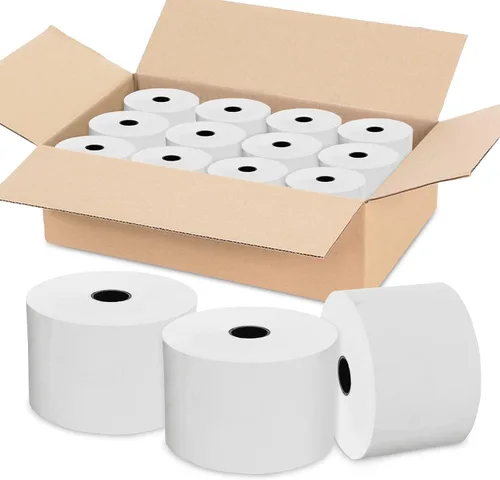 Vista 7 de Rollos de papel térmico de recibo de 2 1/4 "x 50' 50 rollos, papel de recibo sin BPA